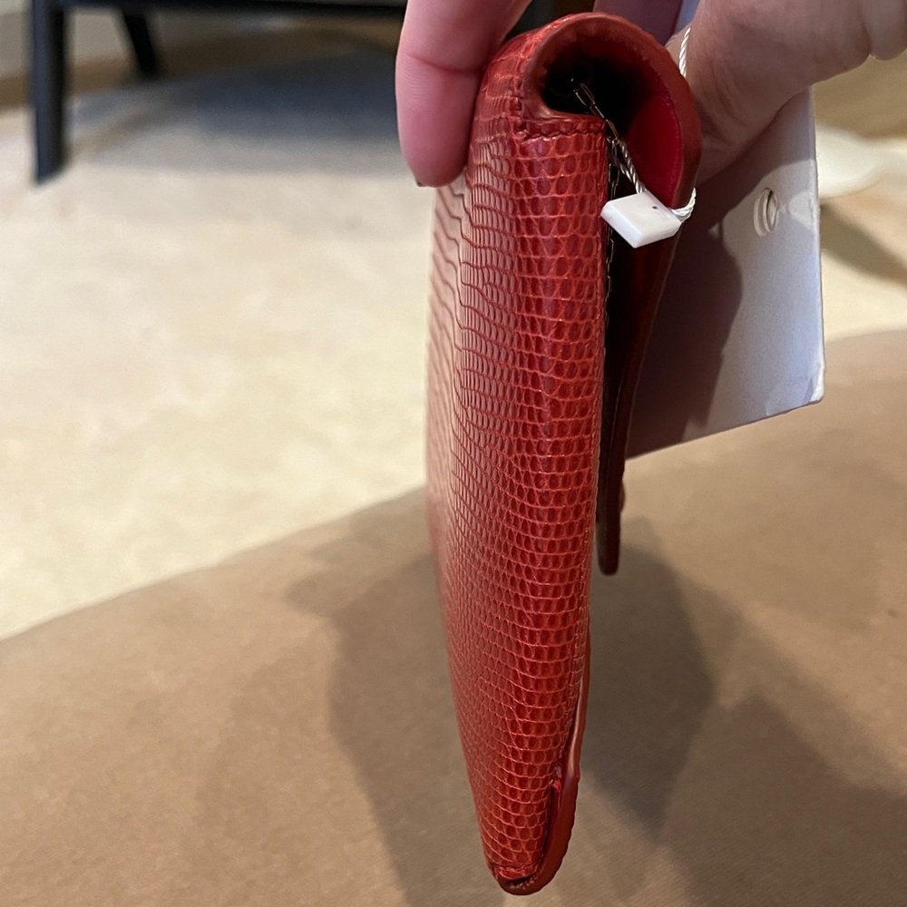 The Row Vibrant Red Clutch with Gold Chain - Picture 8 of 9